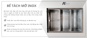 bể tách dầu mỡ inox 