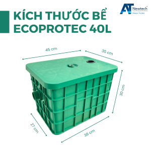 bể tách dầu mỡ 40L