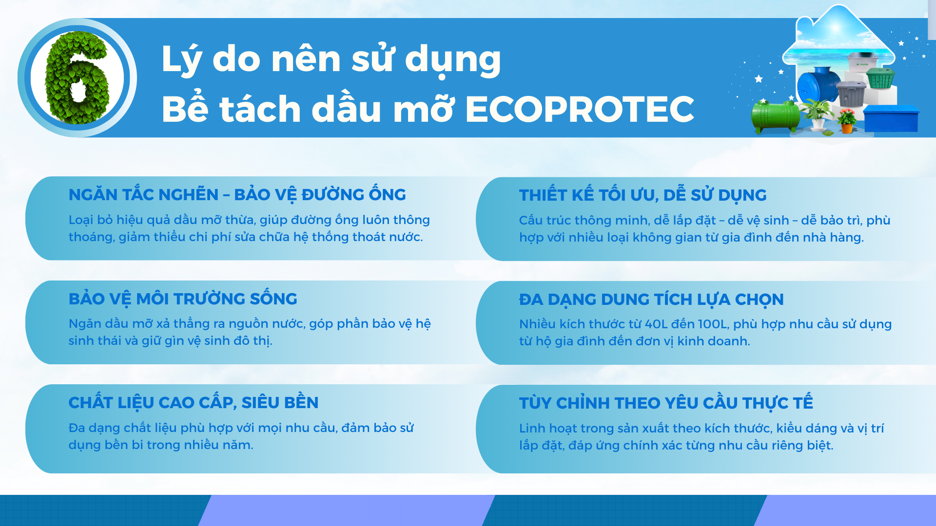 Bể tách mỡ Ecoprotec