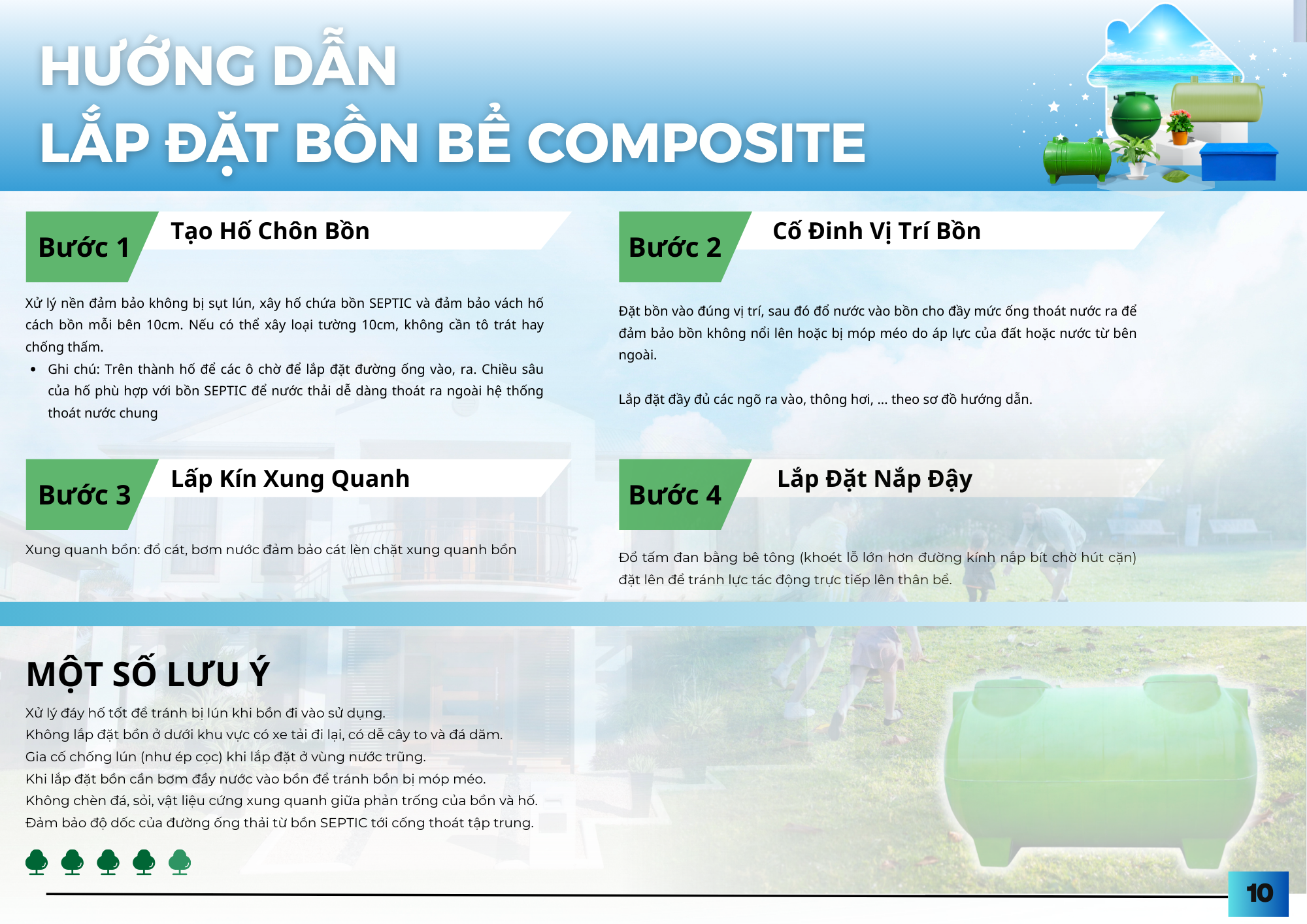  bồn bể composite
