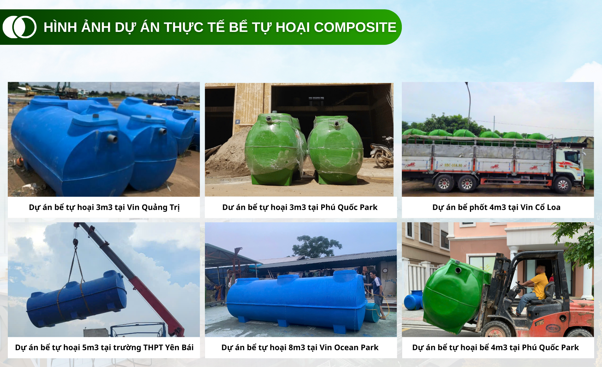 Bồn bể tự thoại composite