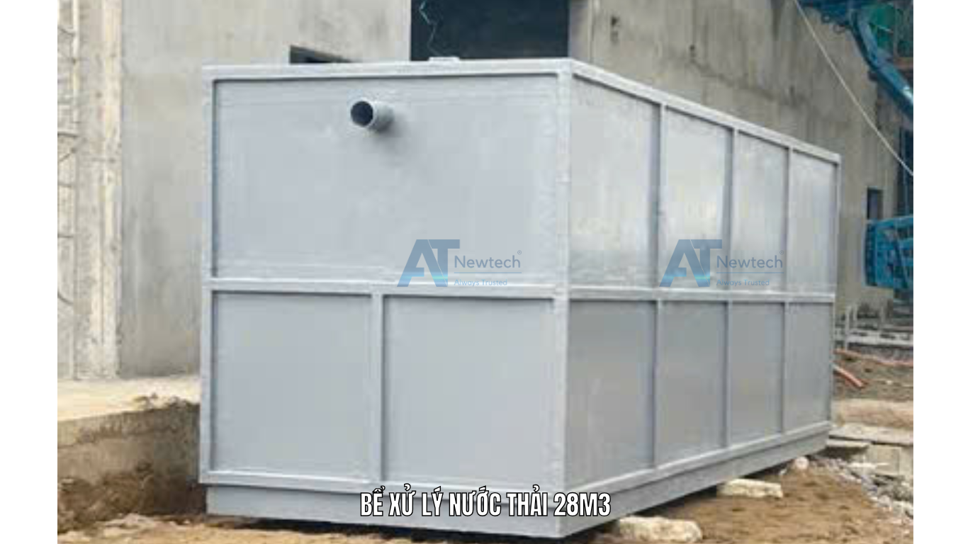 Bể xử lý nước thải 28m3