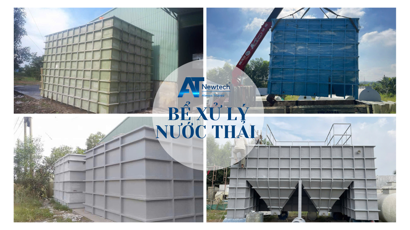 Bể xử lý nước thải công nghiệp composite