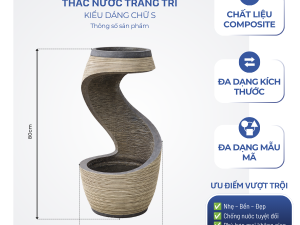 Thác nước chữ S(FRP)